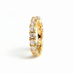 18K golden plated fashion zircon ring