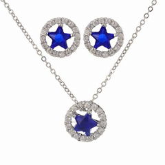 Fashion zircon star jewelry set for women