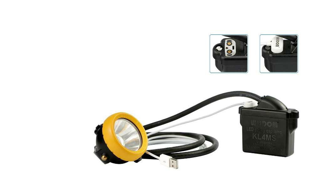 led mining cap lamp WISDOM KL4MS super bright lamp 11000lux 13working hours  2