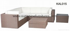 Rattan sofa set