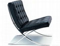 Modern leather barcelona chair 4