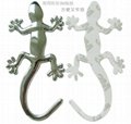 Fashion 3D metal car sticker at tail in gecko shape 4