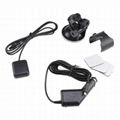 2.7" Google Map X3000 R300140 Degree GPS Dual Lens Car camera DVR 5