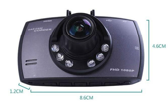 2.7'' 1080P H.264 Car Camera DVR with One Key Lock and Night Vision 3