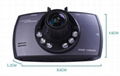 2.7'' 1080P H.264 Car Camera DVR with One Key Lock and Night Vision 3