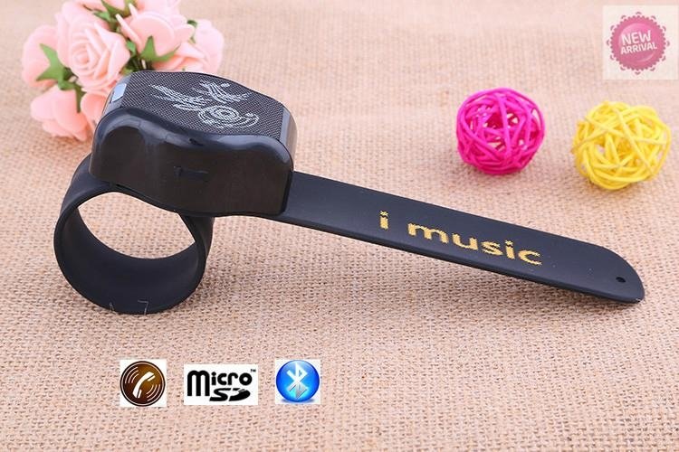 Wearable Watch Bluetooth MP3 Speaker with TF Slot compatible iphone 6 6 plus 3