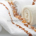 70% Bamboo fiber+30% cotton 34x76cm Solid Soft Home Towel Washcloth Gift Box 3