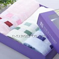 70% Bamboo fiber+30% cotton 32x76cm Home Towel Wholesale Beach Towels Gift Box 3