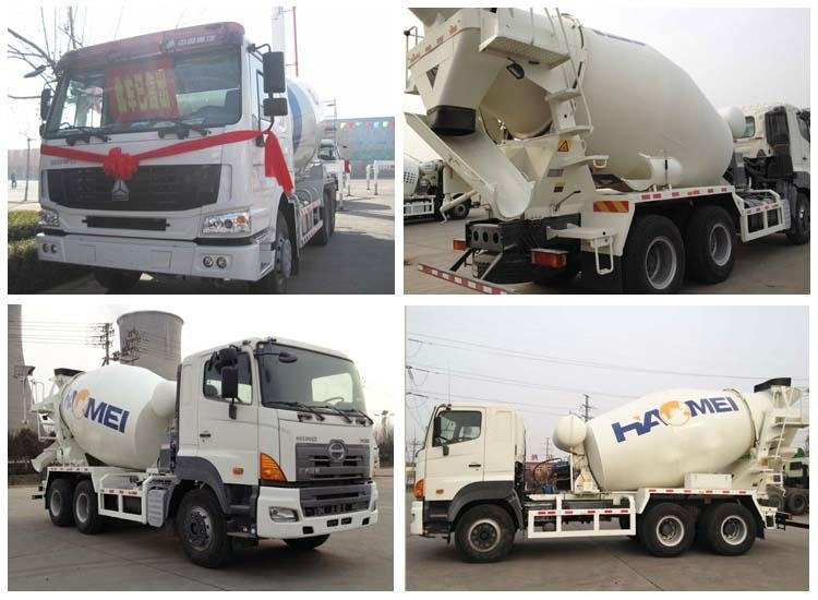 Good quality HM8-D HAOMEI concrete mixer truck