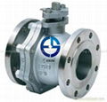 ANSI stainless steel flange ball valve