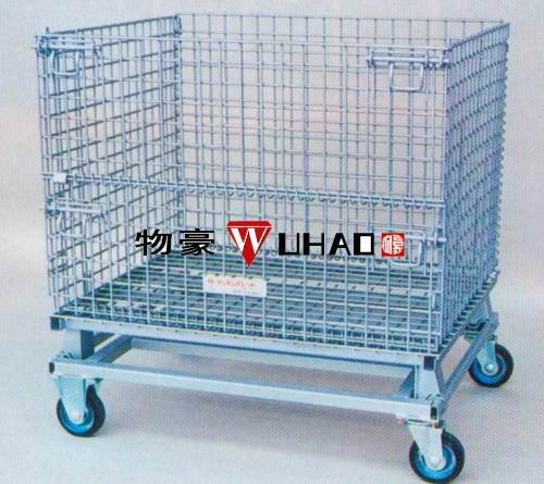 foldable stockable storage cage 2