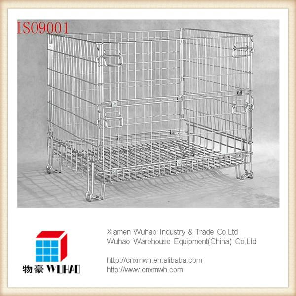 front drop gate wire mesh cage