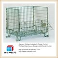 collapsible metal crate wire mesh