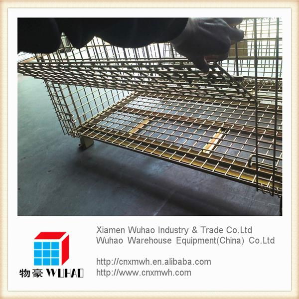 foldable stockable partable forklift cage 2