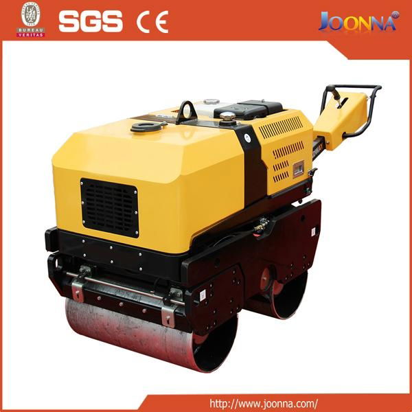 Construction Machinery Honda GX160 Vibrator Double Drum Road Roller 