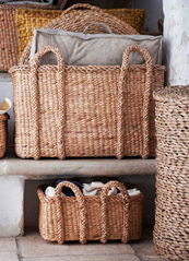 wicker laundry basket for wholesale