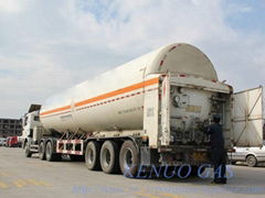 LNG Cryogenic Liquid Lorry Tanker