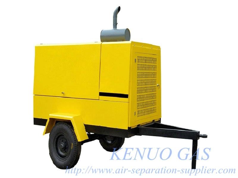 Movable Motor Drive Screw Air Compressor 2