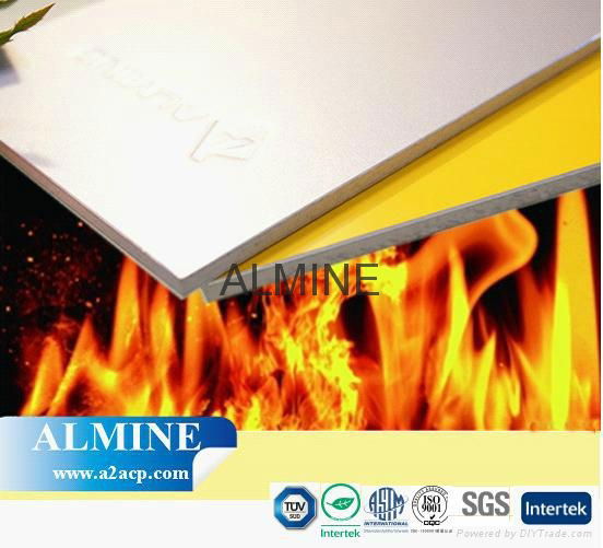 ALMINE Class A2 Fireproof Aluminium Composte Panel 