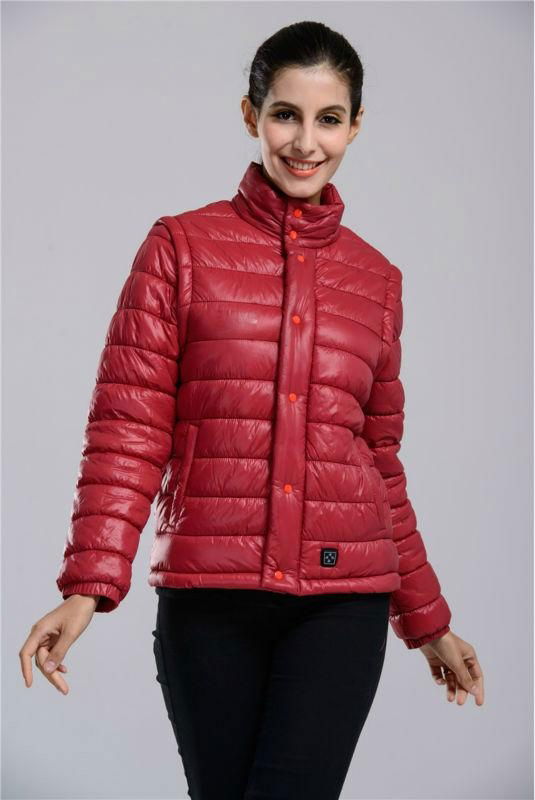  Women Jacket with battery system electric heating clothing warm OUBOHK 2