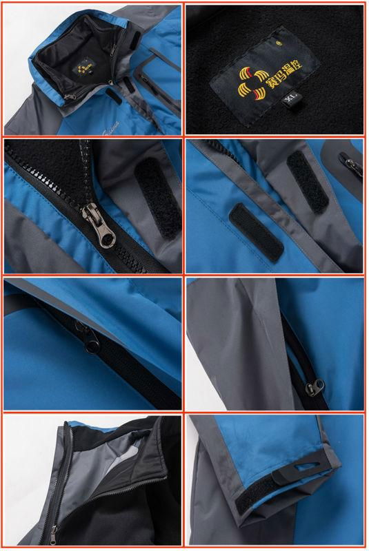 High quality of mens jackets with battery system heating clothing warm OUBOHK 4