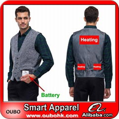 Winter vest with battery system heating clothing warm OUBOHK