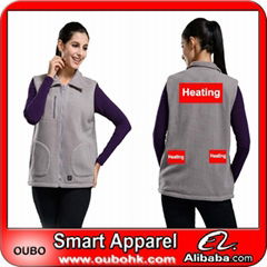 Winter women's vest with battery system heating clothing warm OUBOHK