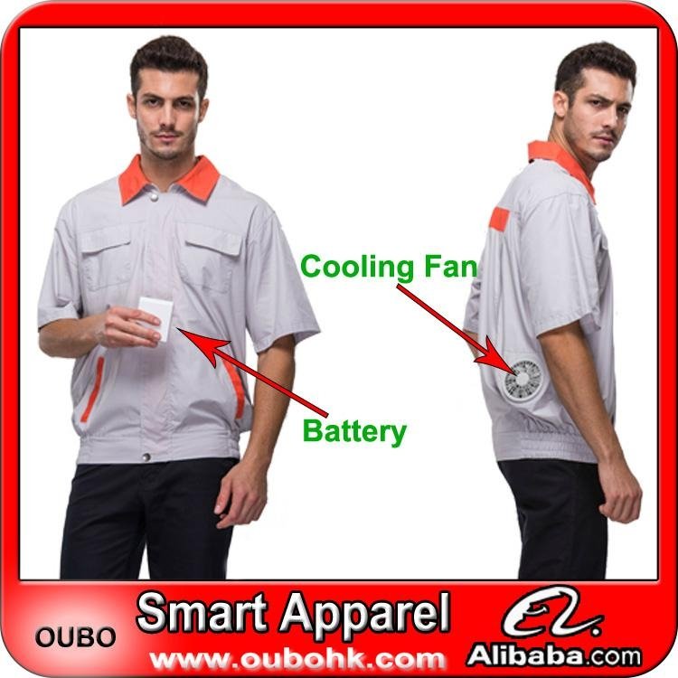  WORKWEAR OVERALL with automatic cooling system Outdoor Working OUBOHK