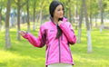  Women Ski Jacket with battery system heating clothing warm OUBOHK  4