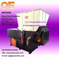 Single shaft shredder for solid waste 1