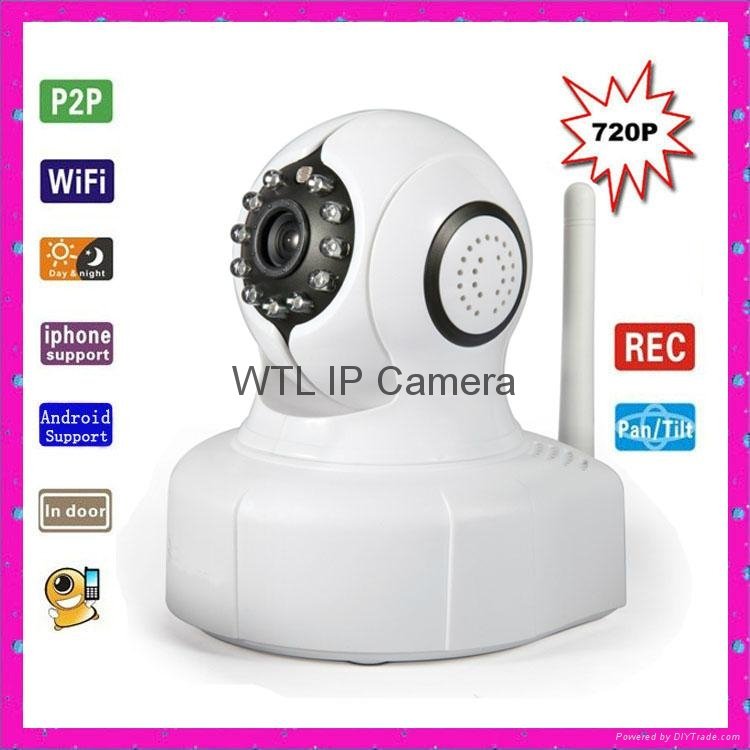 720P Mini wireless wifi ip camera supports 32g tf card recording 4