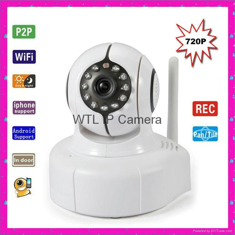 720P Mini wireless wifi ip camera supports 32g tf card recording 5