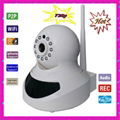 HD Rotation ip camera two way audio 1280x720P Real Hisilicon H.264 night vision 