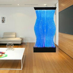 large acrylic waterfall bubble wall