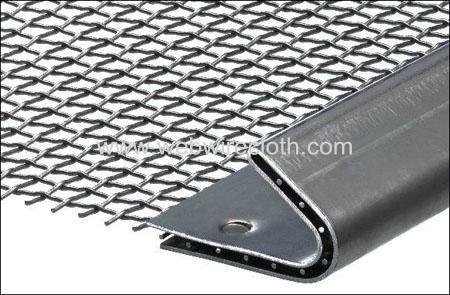 Manufacture Selling Flat Top Crimped Mesh For Vibrating Screen Mesh
