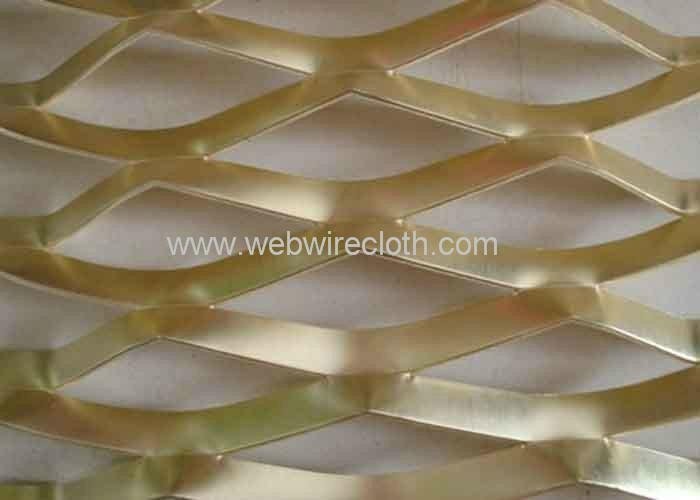 Factory Supply Copper Expanded Metal For Architectural Decoration 2