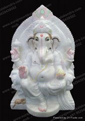 Marble Ganesha Statue 