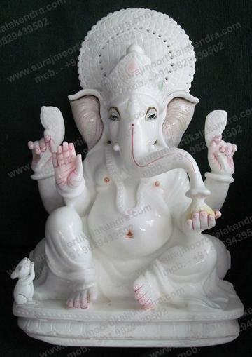 Ganesha in Makrana Marble
