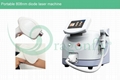 2015 Advanced USA technology 808nm diode laser permanent hair removal machine  2