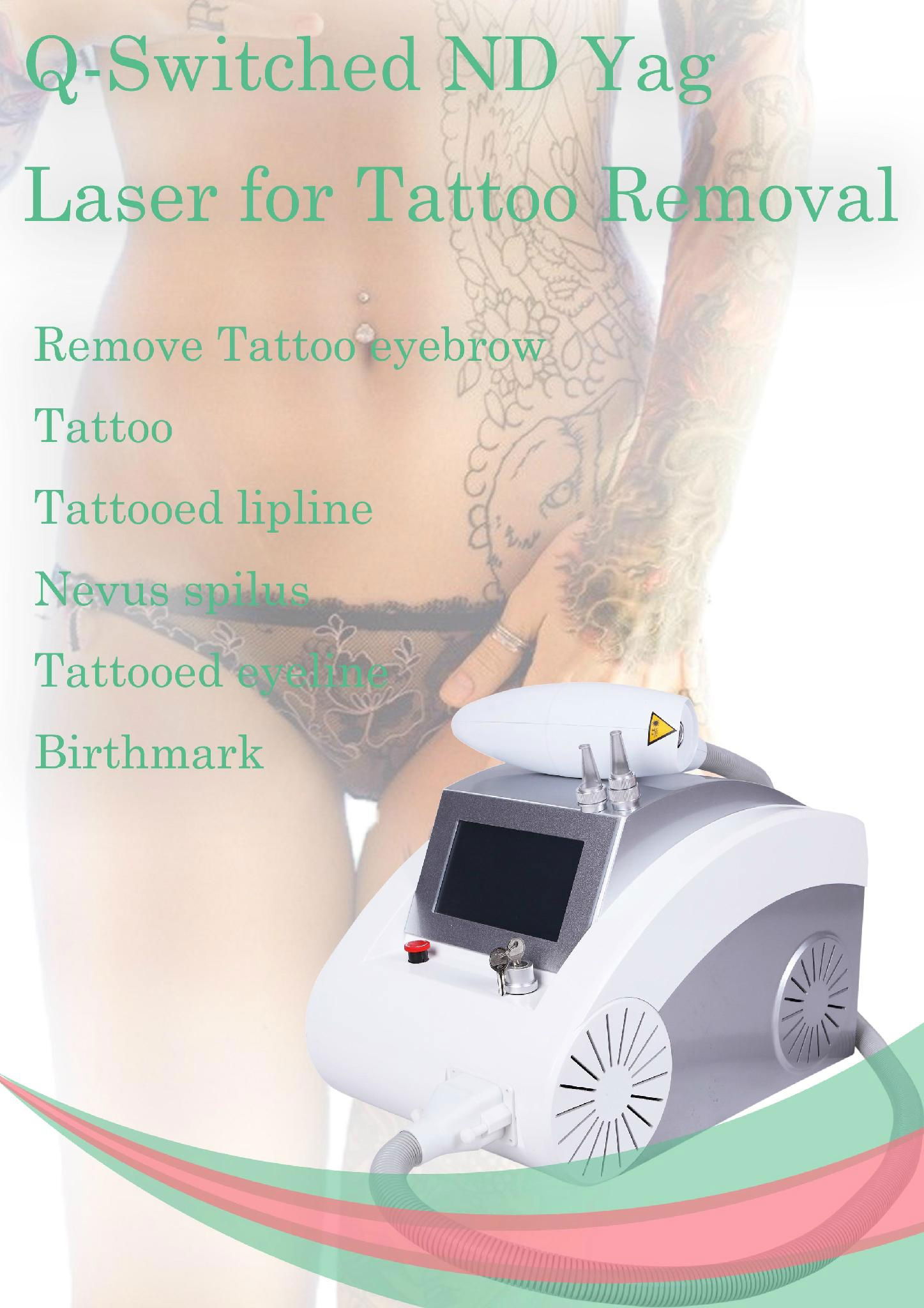 Hot in Spain!Portable ND-YAG Laser Tattoo Removal for sale