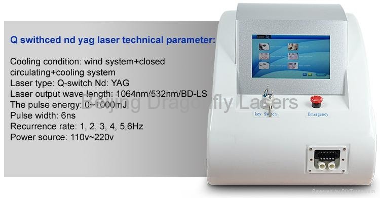 Hot in Spain!Portable ND-YAG Laser Tattoo Removal for sale 5