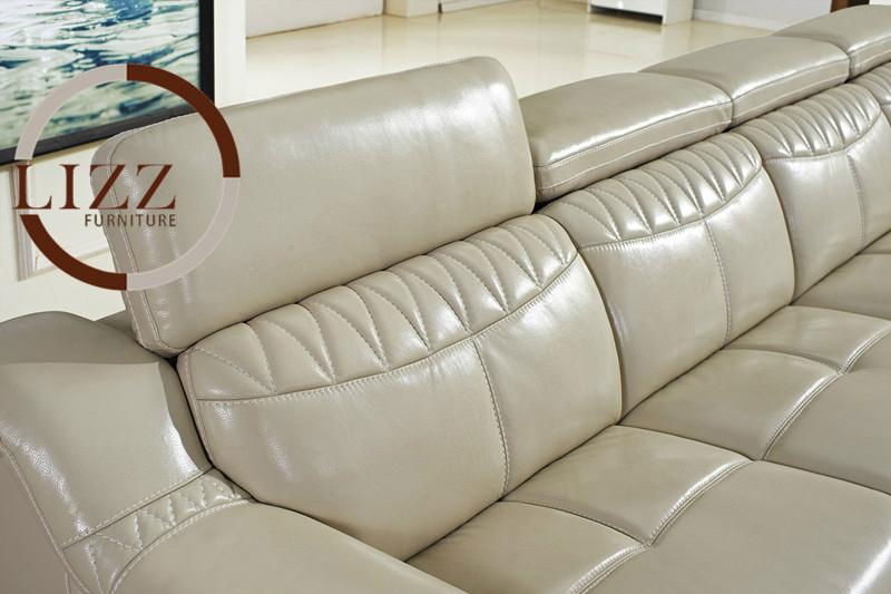 real  leather   sofa  L.P.2805