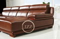 real  leather   sofa  L.P.2808 4