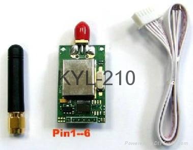 Micro power RF wireless transceiver 433MHz 50mW 200-400m KYL-210