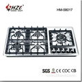 Built-in 5 Burners  Stainless Steel Cooktop Gas stove 3