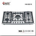 Built-in 5 Burners  Stainless Steel Cooktop Gas stove 4