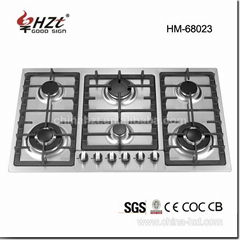 2014 Hot Selling Kitchen 6 Burner Built -in Gas Stoves