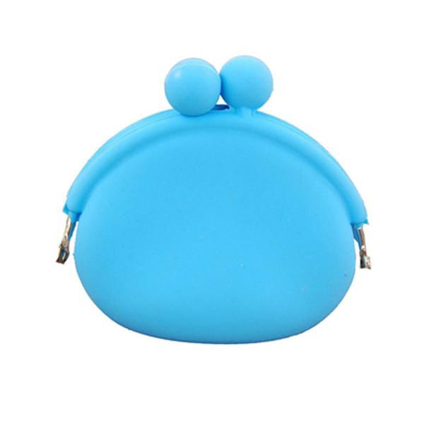 Hot Sale Heart Shape Flexible Eco-friendly Silicone Pouch Bag for Coins& Keys 2