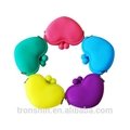 Hot Sale Heart Shape Flexible Eco-friendly Silicone Pouch Bag for Coins& Keys 3