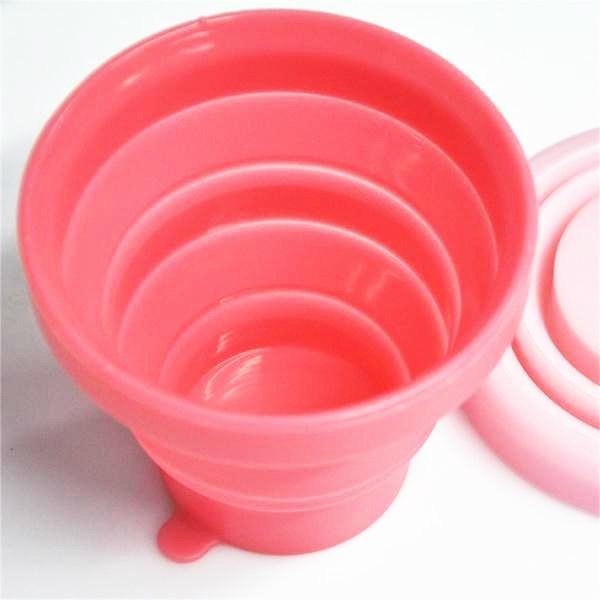 Food Grade Collapsible Sterilising Foldable Silicone Water Cup